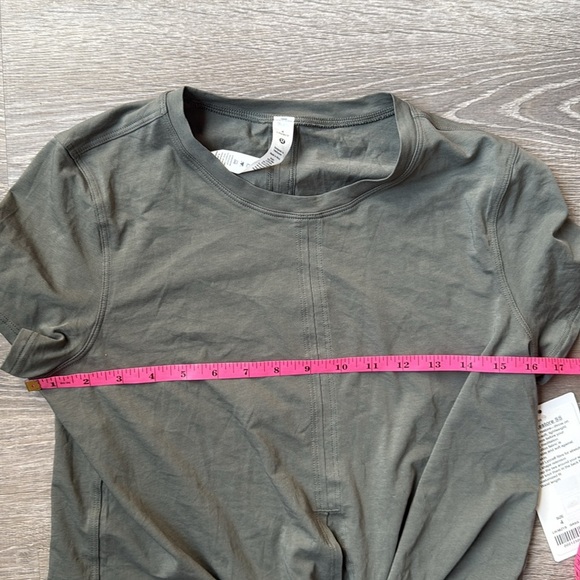 NEW Lululemon Time to Restore Short sleeves top gray sage 4 - Picture 8 of 10